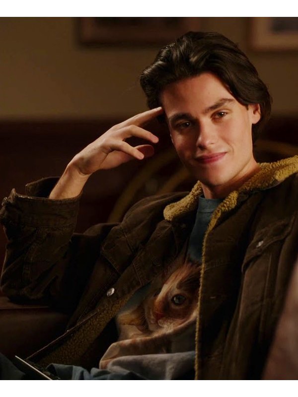 Felix Mallard Tv Series Ginny & Georgia Marcus Baker Brown Shearling Jacket