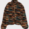 Jadah Marie Julie and the Phantoms Flynn Camo Military Shearling Jacket