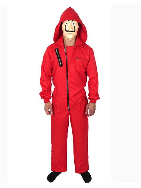 Money Heist La Casa De Papel Dali Red Costume - JacketsJunction