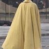 Leslie Bibb Jupiter’s Legacy Grace Sampson Long Yellow Cape Coat