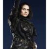 Daniela Melchior Suicide Squad 2 Ratcatcher II Black Leather Coat