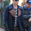 Devon Graye The Flash The Trickster Studded Coat