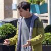 Ezra Miller The Flash Barry Allen Green Cotton Jacket