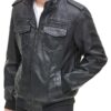 Mens Aviator Leather Jacket