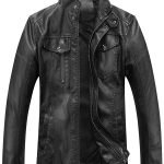 Mens Vintage Black Leather Jacket