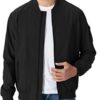 Mens Windbreaker Bomber Jacket