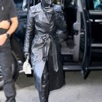 Met Gala 2021 Kim Kardashian Leather Coat