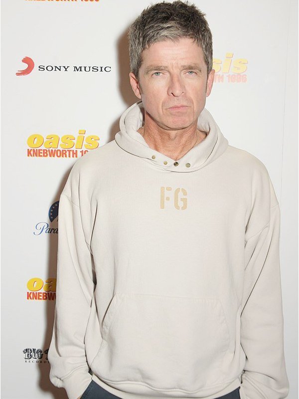 Noel Gallagher White FG Fear of God Hoodie