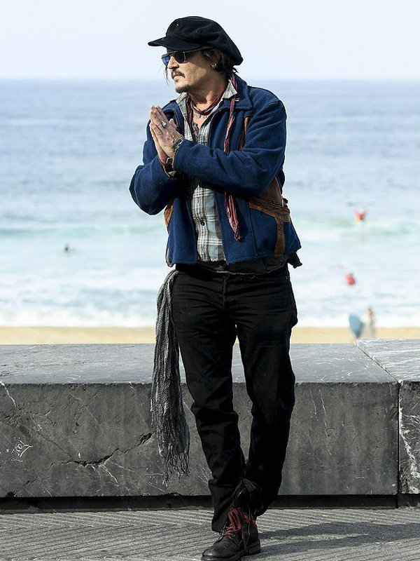 San Sebastián Film Festival Johnny Depp Jacket