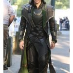 Tom Hiddleston Loki Leather Coat