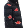 Naruto Black Akatsuki Puffer Jacket