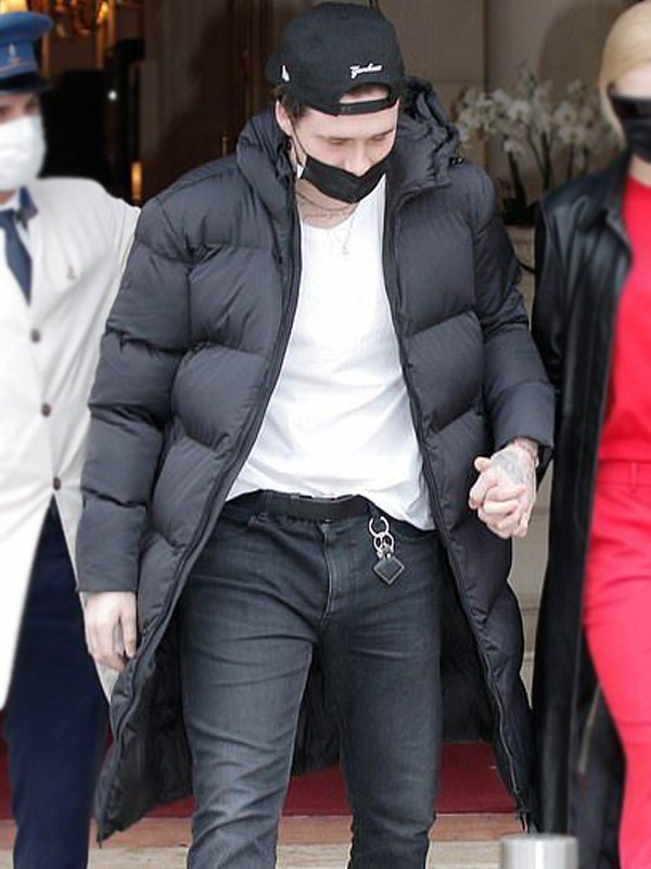 Brooklyn Beckham Long Puffer Coat