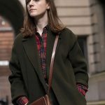 Vigil Rose Leslie Green Trench Coat