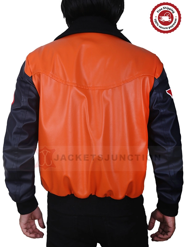 Dragon Ball Z Goku 59 Bomber Leather Jacket