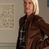 Frankie Drake Mysteries S04 Frankie Drake Bomber Leather Jacket