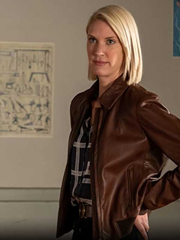 Frankie Drake Mysteries S04 Frankie Drake Bomber Leather Jacket