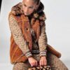 Jennifer Lopez Shearling Vest