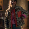 Locke & Key S02 Emilia Jones Leopard Print Cropped Jacket