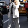 NYC Jennifer Lawrence Oversized beige Blazer