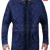 Only Murders In the Building Steve Martin Blue Quilted Jacket