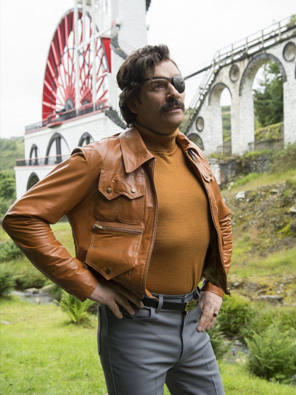 Julian Barratt Mindhorn Leather Jacket