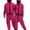 SQUID GAME GUARD PINK JUMPSUIT