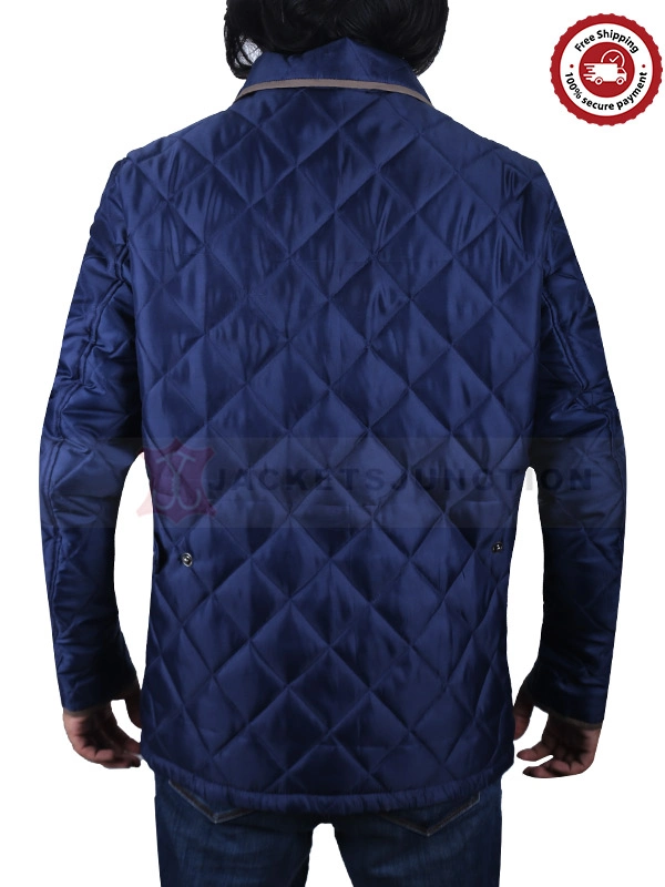 Steve Martin Quilted Blue Jacket