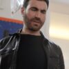 Brett Goldstein Black Leather Jacket