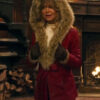 The Christmas Chronicles Goldie Hawn Red Mrs. Claus Parka Jacket