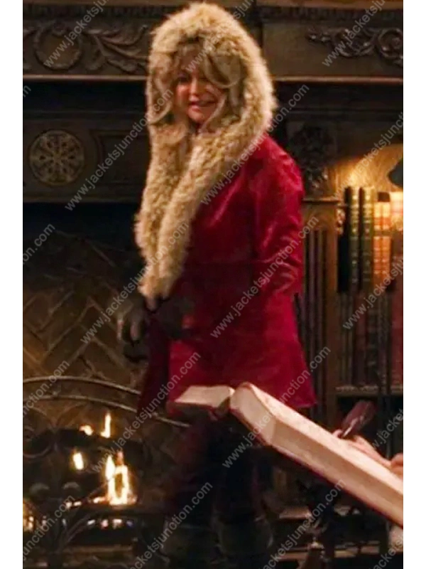 The Christmas Chronicles Mrs. Claus Shearling Jacket