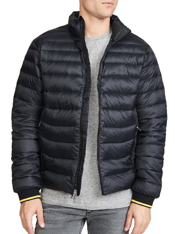 Billy Harris Black Ted Lasso Colin Hughes Puffer Jacket