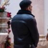 12 Dates of Christmas Chad Savage Black Leather Jacket