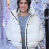 Alo’s Winter House Lucy Hale White Puffer Jacket