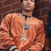 Black Mafia Family Lil Meech Velvet Track Jacket