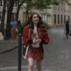 Emily in Paris S02 Lily Collins Orange Bomber Jacket