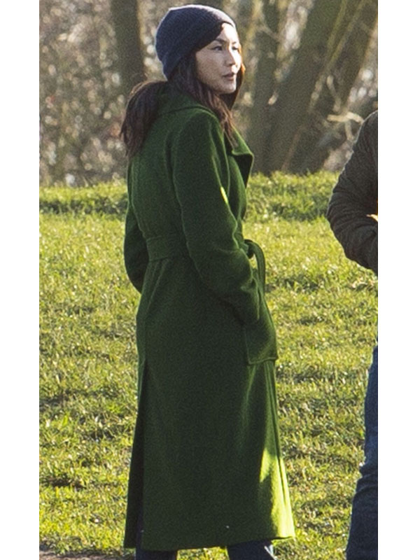 Gemma Chan Eternals 2021 Sersi Trench Coat