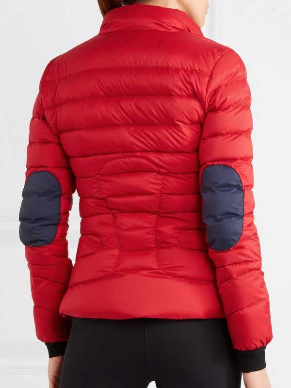 Kate Middleton Red Puffer Jacket - Jacketsjunction