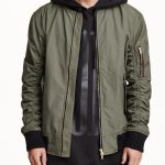 La Brea Lucas Hayes Green Bomber Jacket