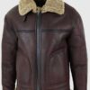 B3 Genuine Leather Shearling Jacket