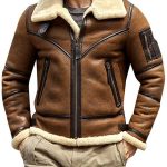 Men's B3 Sheepskin Leather Aviator Jacket