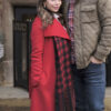 Paige Parker Coyote Creek Christmas Janel Parrish Red Trench Coat