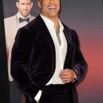 Red Notice Premiere Dwayne Johnson Velvet Blazer