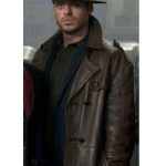 Eternals Ikaris Brown Leather Car Coat