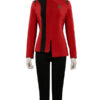 Star Trek Discovery S04 Sonequa Martin Red Wool Jacket