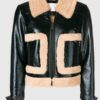 Black Bomber Leather Jacket