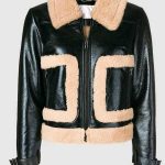 Women's Black Bomber Leather Jacket