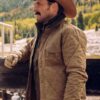 Yellowstone Season 04 Josh Lucas Quilted Jacket