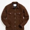 B Positive S02 Drew Dunbar Quilted Brown Jacket