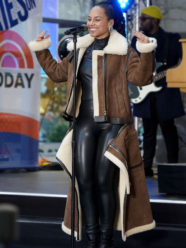 Citi Concert Series on Today 2021 Alicia Keys Coat