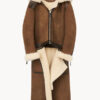 Citi Concert Series on Today Alicia Keys Shearling Brown Coat